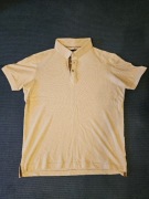 Koszulka polo krótki rękawek kremowa rozmiar M BYTOM