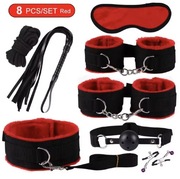 Zestaw BDSM Bondage 8-częściowy Nowy