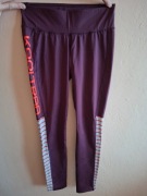 Bordowe legginsy Kari Traa roz. M