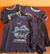 Bluzki chłopięce Okaidi 4 szt. rozmiar 116- 6 lat