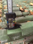 Blacha trapezowa 0,7 mm używana ~165 m² , zielona