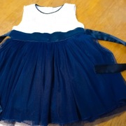 piękna sukienka -koronka z tiulem -rozmiar -74/80cm