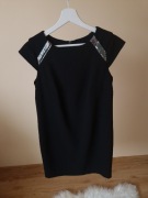 Czarna elegancka ołówkowa sukienka damska  Mango roz. XS/ S