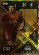 TOPPS MATCH ATTAX EXTRA 2025 100 CLUB LEGEND NR 342 STEVEN GERRARD
