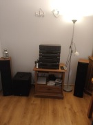 Wieża Technics + głośniki + subwoofer Magnat Poznań