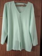 Sweter seledynowy roż 44/46