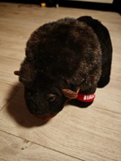 DUŻY PLUSZOWY ŻUBR Białowieża Futrzasty Miękki BDB