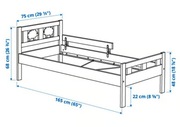 Łóżko dziecięce IKEA KRITTER