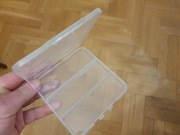 PUDEŁKO WĘDKARSKIE NA  AKCESORIA MAŁE PRZYNĘTY  11x11,5x1,8cm