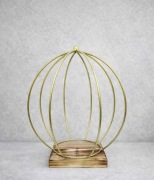 Kula dekoracyjna z deska– stelaż baza florystyczna do kompozycji kwiatowych