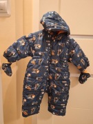 Kombinezon zimowy rozmiar 74 C&A i czapeczka 