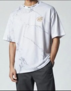 Burton Menswear London - T-shirt Marmurkowy / Marlena Print  Rozmiar S