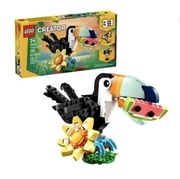 Nowe LEGO creator tukan kwiaty owoce prezent święta 