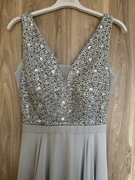 Długa szara sukienka 