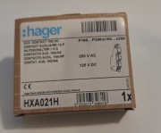 Styk pomocniczy  HAGER HXA021H  1NO.NC