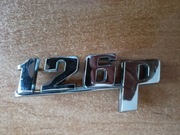 Emblemat Chrom 126p ORYGINAŁ z PRL