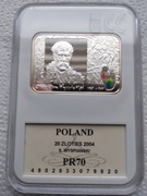 20 złotych Wyspiański 2004r , GCN PR70