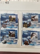 Gwinea Bissau 2008 Mi 3849-52  sowa komp 4 x luxblok idealna pozycj