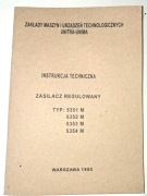 Instrukcja ZASILACZ 5351 5352 5353 UNITRA UNIMA