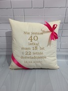 Poduszka na 40 urodziny 