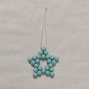 I118 Zawieszka ozdoba Gwiazda gwiazdka z koralików Handmade