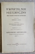 Kwartalnik Historyczny XLV WH do z.1  1931r.