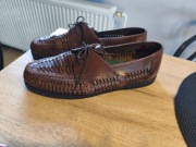 Męskie skórzane mokasyny Barratts 42 