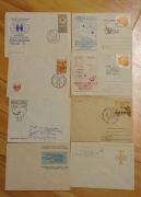 21 koperta że znaczkami 