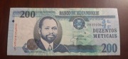BANKNOT MOZAMBIK 200 METICAIS 2006 ROK 