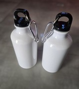 Nowe, turystyczne butelki/bidony aluminiowe 400ml. Zestaw 2 szt. 