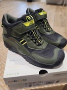 Geox trekingi, kozaki chłopięce J N. Savage Military/Lime 38 j.nowe