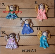 Aniołki z masy solnej Tworzone Ręcznie Upominek