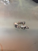 Spinki męskie - czaszki - Goth