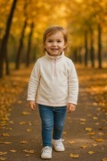 98 OVS Bały polarek z różowymi akcentami