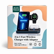 STACJA ŁADUJĄCA 3w1 ŁADOWARKA INDUKCYJNA MT-CW002 CZARNA