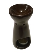 Kominek zapachowy podgrzewacz do aromaterapii 14cm brązowy