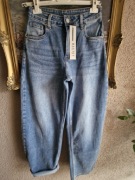 Spodnie damskie jeansowe typ balony Bastet M