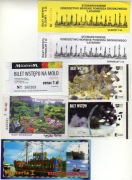 Bilety z Muzeum, Kina, Parki Narodowe, Parkingi, Wystawy - zestaw 19