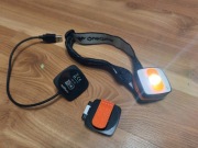 Latarka czołowa czołówka Quechua światło białe i czerwone