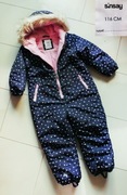 Sinsay ładny miękki cieplutki kombinezon r.116
