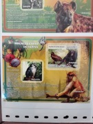 Gwinea Bissau 2008 Mi blok 654  ptak małpa   idealna  pozycja