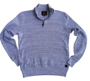 NEXT oryginalny szary sweter ze stójką rozmiar M