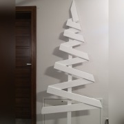 choina z desek biala 176-253cm