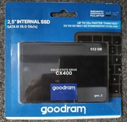 Dysk Goodram SSD 512GB SSDPR-CX400-512-G2 2,5” SATA III Nowy 