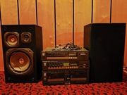 Zestaw nagłośnienia DIORA tuner, wzmzniacz i odtwarzacz kaset