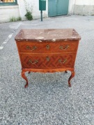 KOMODA z BLATEM MARMUROWYM