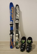 Narty dla dziecka plus buty Rossignol 