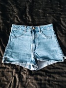 H&M 36 mega jeansowe szorty wysoki stan
