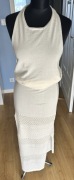 ICHI śmietankowy komplet spódnica i top rozmiar 36
