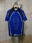 bluzka koszulka niebieska błękitna L Crane termoaktywna blue rowerowa termo